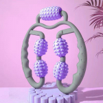 12 ringi &uuml;mberm&otilde;&otilde;duline jala salendav lihaste venitamine ja l&otilde;&otilde;gastav masseerija, jala salendav artefakt, &uuml;mmargune jala klamber