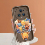 Pehme silikoonist ruudukujuline redelprintimise mustriga telefoni korpus, t&auml;iskaanega kaamera p&otilde;rutuskindel kummist &uuml;mbris Huawei Honori jaoks Huawei Nova Y70 valge