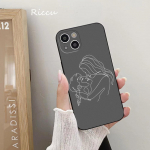 FOR IPhone 14 Beautiful Body Line Art pehme &uuml;mbris iPhone'ile 14 11 12Pro 8 7 Plus X 13Pro MAX SE2020 XR XS kaaned iphone 12Mini