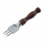 Roostevabast terasest kolmeharuline t&auml;ispuidust k&auml;epidemega vastupidav j&auml;&auml;hakkur