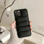 Apple iPhone 11 Pro Max pehme servaga puuvillane sulekott, h&otilde;bedane, meestele ja naistele. iPhone 14 must