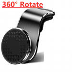 Magnetiline autotelefoni hoidik, &otilde;hutusava magnetiga autokinnitus GPS-i nutitelefoni mobiilitugi autoklambris iPhone'i Samsung Xiaomi jaoks must