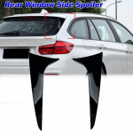 1 paar l&auml;ikivmust tagaklaasi Canard &otilde;hujaoturi difuusor BMW 3. seeria F31 Touring Wagon 2012-2018 jaoks