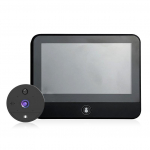 Tuya Wifi Uksekella Piiluluuk-kaamera 4,3 LCD-ekraan 1080P HD &Ouml;ine PIR Liikumistuvastus Smart Home Kahesuunaline Vestlus Videos&otilde;num S52 S52