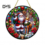 J&otilde;uluakr&uuml;&uuml;list uksesilt Lumememm J&otilde;uluvana P&otilde;der Elf Tree Ukse riidepuu esiukse seinaripp Tervitustahvli kaunistus ripats A