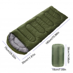 Ultralight Envelope magamiskott reisimiseks kaasaskantav magamiskott hingav mugav madrats koos survekotiga 3 hooajaks