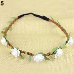 Boho Style Floral Flower Headband Festival Party Wedding Lady Garland juuksepael
