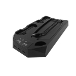 Ventileeritud Dokk Laadija Kontrolleri Laadija Alus Sony PS5 / PS5 Slim PlayStation 5 PS M&auml;ngukonsooli Jaama Toetaja M&auml;ngualus M&auml;ngutarvikud 35.7*20*3.9cm must