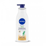 NIVEA Aloe Protection Body Lotion 400 ml | SPF 15 | Aloe Vera ekstraktid | Dep Moisture seerum | Mehed ja naised | K&otilde;ik nahat&uuml;&uuml;bid