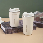 500 ml roostevabast terasest kohvitass reisi termokruus lekkekindel termospudel tee kohvikruus vaakumkolb isoleeritud tassid 500ml valge