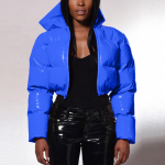 Uus mitmek&uuml;lgne soe l&uuml;hike jope Naiste sulemantlid puuvillased v&auml;lir&otilde;ivad Korea aluskrae, polsterdatud pehme s&uuml;gisene naiste talveparkad L