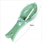 Kalanaha harja kraapimine Kalap&uuml;&uuml;gi kaaluharja riivid Kiiresti eemaldatav kalanoa puhastuskoorija koorija kaabits noaseadmega sinine