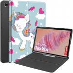 11,5-tolline 2024 Case Fashion Paint PU-nahast aluse kate Lenovo Tab Plus 2024 Case &uuml;li&otilde;huke p&otilde;rutuskindel kaitsekate Tab Plus 11.5 2024