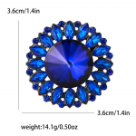 Isikup&auml;rastatud moesulamist v&auml;ike kivist klaasist pross Tipptasemel retroh&otilde;nguline naister&otilde;ivas korsaaž ehten&otilde;el