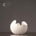 P&otilde;hjamaade lihtne kaasaegne loominguline lilleseade keraamiline vaas Kodu elutoa kaunistus C