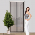 Easy Life Magnetiline putukav&otilde;rk kardin uksele 100 x 210 cm antratsiitv&auml;rvis - Individuaalselt l&uuml;hendatav ja paigaldat[185]