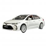1/33 TOYOTA Corolla h&uuml;briidauto valuveljest m&auml;nguautomudel Heli ja valgus Laste m&auml;nguasjade kollektsioon S&uuml;nnip&auml;evakingitus valge