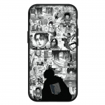 iPhone 16 15 14 Xiaomi Redmi Note 13 12 11 Pro Max X 10 8 9 XR jaoks Samsung Galaxy S24 S23 OPPO Huawei Levi Eren Jaeger Attack on titan Logo telefoni&uuml;mbris for Samsung Galaxy S7 aero