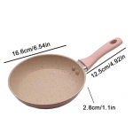 Mittenakkuv lamedap&otilde;hjaline pann mini-praetud munapann nisu riisikivipott induktsioonpliit gaasipliit Universaalne beebitoidupott A2