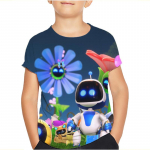 M&auml;ng Astro Bot 3D prinditud laste T-s&auml;rk Lasteriided Harajuku multifilmi T-s&auml;rgid vabaaja l&otilde;busad top riided T&uuml;drukute poiste T-s&auml;rk 2024 110