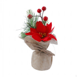 Artificial Christmas Tree on Table, Small Tree, Gift, Decoration for Apple