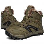 Meeste talvesaapad soojad meeste matkasaapad Kvaliteetsest nahast K&otilde;rge &uuml;laosaga Suured Meeste Saapad V&auml;listossud 40 must