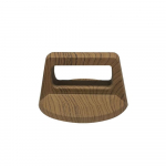 Temperatuurikindel puidust teravilja poti kaane k&auml;epide P&otilde;lemisvastane universaalne panni kaane k&auml;epidemed koos kruvitava puidust tekstuuriga poti kaane nupuga Wok