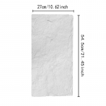 54CM Imitatsioonkivi Kergest kivist v&auml;lisseinaplaadid Dekoratiivsed seinapaneelid Keraamilised plaadid Teleri taustaseina kaunistused 54cmX27cm-3pcs valge