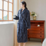 Naiste &ouml;&ouml;s&auml;rk Meeste pidžaama Kodur&otilde;ivad S&uuml;gis Talv Pikk Korallfliis Pl&uuml;&uuml;s Paksem Paari Hommikumantel Flanell Soe Magamisr&otilde;ivas M roosa