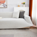 Lehtedega žakaarmadratsist diivanikatted elutuppa, reguleeritav elastne diivanikate L-kujulistele nurgadiivanitele, tugitooli kate, diivanikate 1-seater 90-140cm
