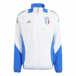 Adidas Euro Cup Itaalia Meeskonna T&otilde;mblukuga Mugav P&uuml;stkraega Jalgpallis&auml;rk Unisex Topp Valge Sinine IQ2183 XL