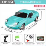 2024 Uus 1:18 Mazda Mx5 Premium Version Rc Drift Car Rc autot g&uuml;roskoopiga Tagaveoline m&auml;nguauto Moedl s&uuml;nnip&auml;evam&auml;nguasjad lastele kingitus sinine