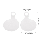 1 pair Metatarsal and Mortons Neuroma Pads Forefoot Pads Ball of Foot Pads Instant Relief for Women and Men Accessory valge