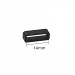 1/5 tk Must 12 14 16 18 20 22 24 26 28 30 mm kellarihma aasa r&otilde;ngas silikoonkummist kellarihmad tarvikud hoidik kapp 14mm* 5