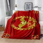 Rooma SPQR logo tr&uuml;kitud tekid Laste soe tekk pehme ja mugav tekk kodu reisi tekid s&uuml;nnip&auml;evakingitus 30x40inch