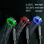 1 tk Vannitoa LED-du&scaron;ipea, digitaalne temperatuuriregulaator, 3 pihustusrežiim, vett s&auml;&auml;stev filter du&scaron;iotsik Vannitoa tarvikud