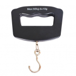 Kaasaskantav elektrooniline kaal konksu/rihmaga 110lb/50kg LCD-ekraan patareitoitel k&auml;eshoitav riputatav kalakott reisikohver pagas digitaalne kaal