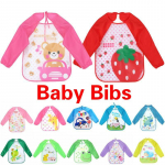 Beebi pudip&otilde;lled imikute r&ouml;hitsuslapid pikkade varrukatega veekindel kombinesoon Loomad v&auml;ikelaste toitmisall sinine