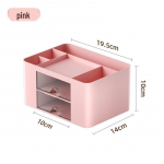 Multifunktsionaalne sahtli stiilis pliiatsihoidja: Armas suure mahutavusega hoiukast laste lauaarvutite ja koolitarvete jaoks 7-grid Storage Box Pen Holder
