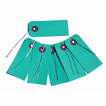 Etiquettes bleues avec fil m&eacute;tallique x 10