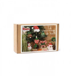 Coffret perles &agrave; repasser 12 d&eacute;corations de No&euml;l