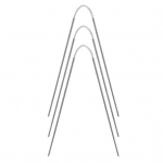 3 tk &uuml;mmargused sokid kudumisvardad roostevabast terasest minikudumise n&auml;put&ouml;&ouml; t&ouml;&ouml;riistad villane puuvillane l&otilde;ng ise kudumistarvikud 2.5mm-3Pcs