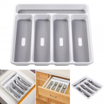 5 sektsiooniga s&ouml;&ouml;giriistade organiseerija plastikust noa kahvli hoiustusalus s&ouml;&ouml;giriistade alus