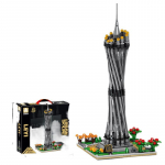 2024 Linnaarhitektuur Ehitusklotsid Big Ben London L'Arc de Triomphe Oriental Pearl TV Tower Ehitusklotsid M&auml;nguasjad Kingitused