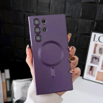 Magsafe'i magnetilise juhtmevaba laadimis&uuml;mbrise jaoks Samsung S24 S23 S22 S21 S20 S20FE S23FE Note 20 Ultra Plus TPU pehme tagakaas Samsung S24 FE