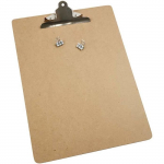 Plaque &agrave; pince avec une robuste pince en m&eacute;tal et 2 pinces amovibles pour fixer la corde pour macram&eacute;. R&eacute;f 265920