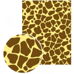 Feuille Gluepatch - GLUEPATCH - Girafe - 300x400 mm - Lot de 10 feuilles - Mixte