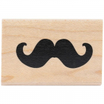 Tampon en bois Moustache - Graine cr&eacute;ative {couleur}