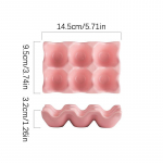 6 v&otilde;re munahoidja keraamiline libisemisvastane munakarp k&uuml;lmik p&otilde;rutuskindel munaaluse hoidja hoiukast Kodus ladustamise korraldus valge
