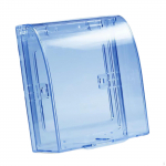 10 Pieces Electrical Outlet Cover Boxes Protector Screw Fixed Easy to Install Electric Plug Covers Blue